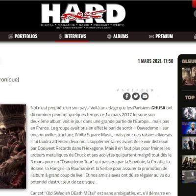 HARD FORCE - Öswedeme, Retro-Chronique